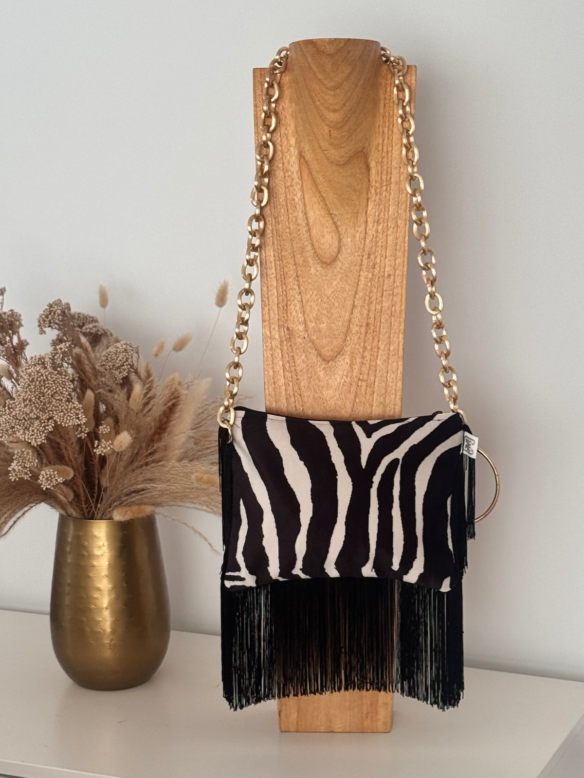 Bolso Plano Flecos