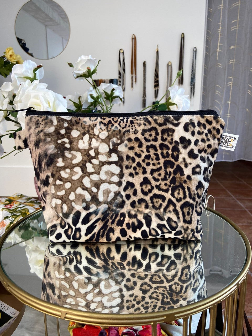 Animal Print Leo Toiletry Bag