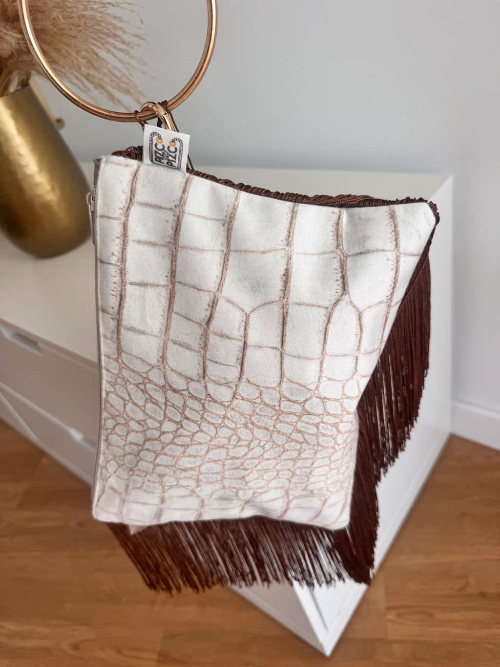 Bolso Plano Flecos