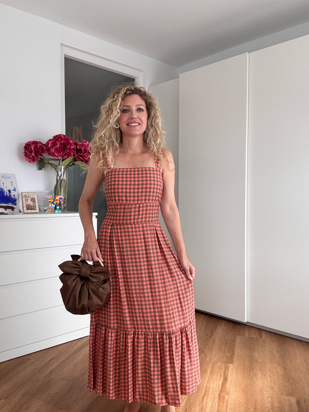 Vestido vichy Asas