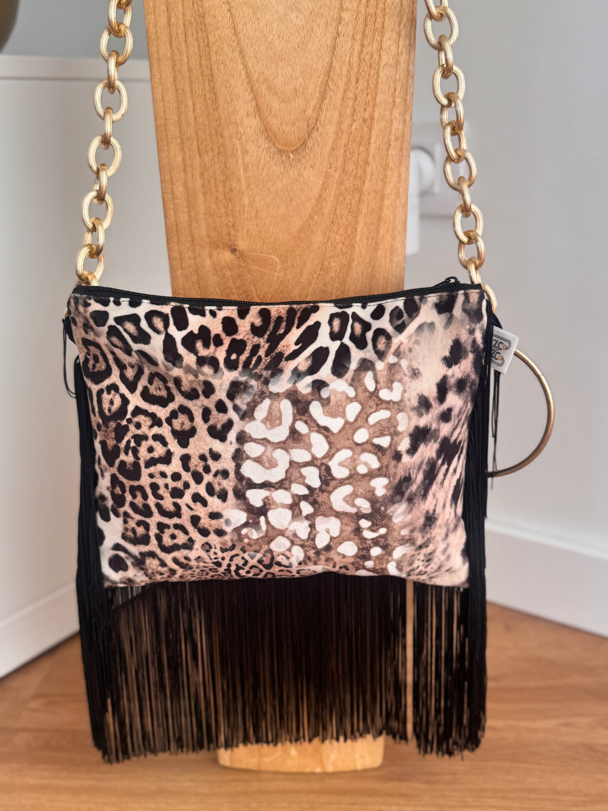 Bolso Plano Flecos