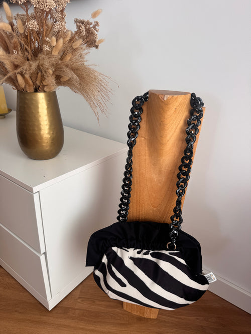Bolso Baguette Animal Print Cebra