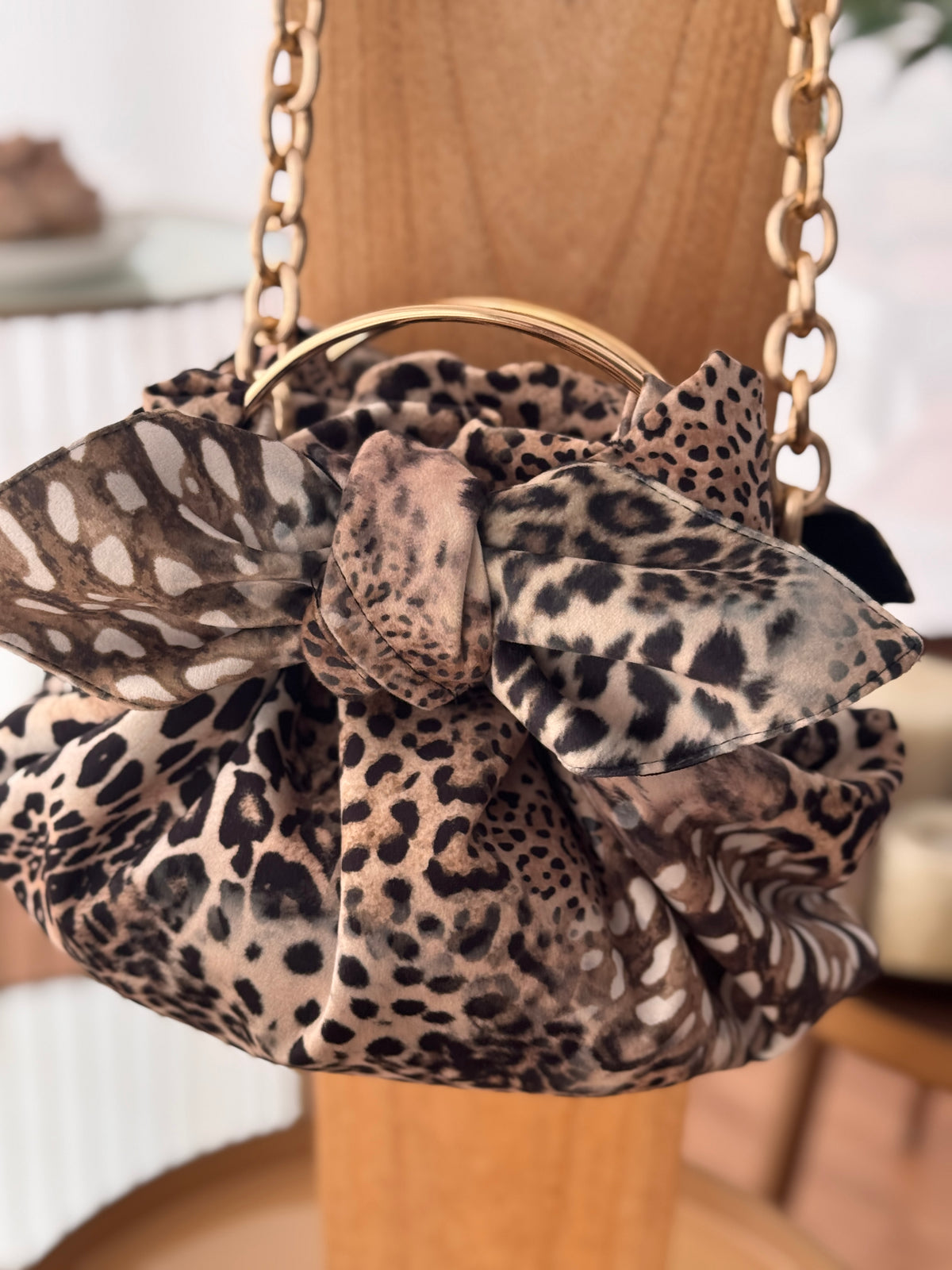 Bolso Nudo Japonés Animal Print