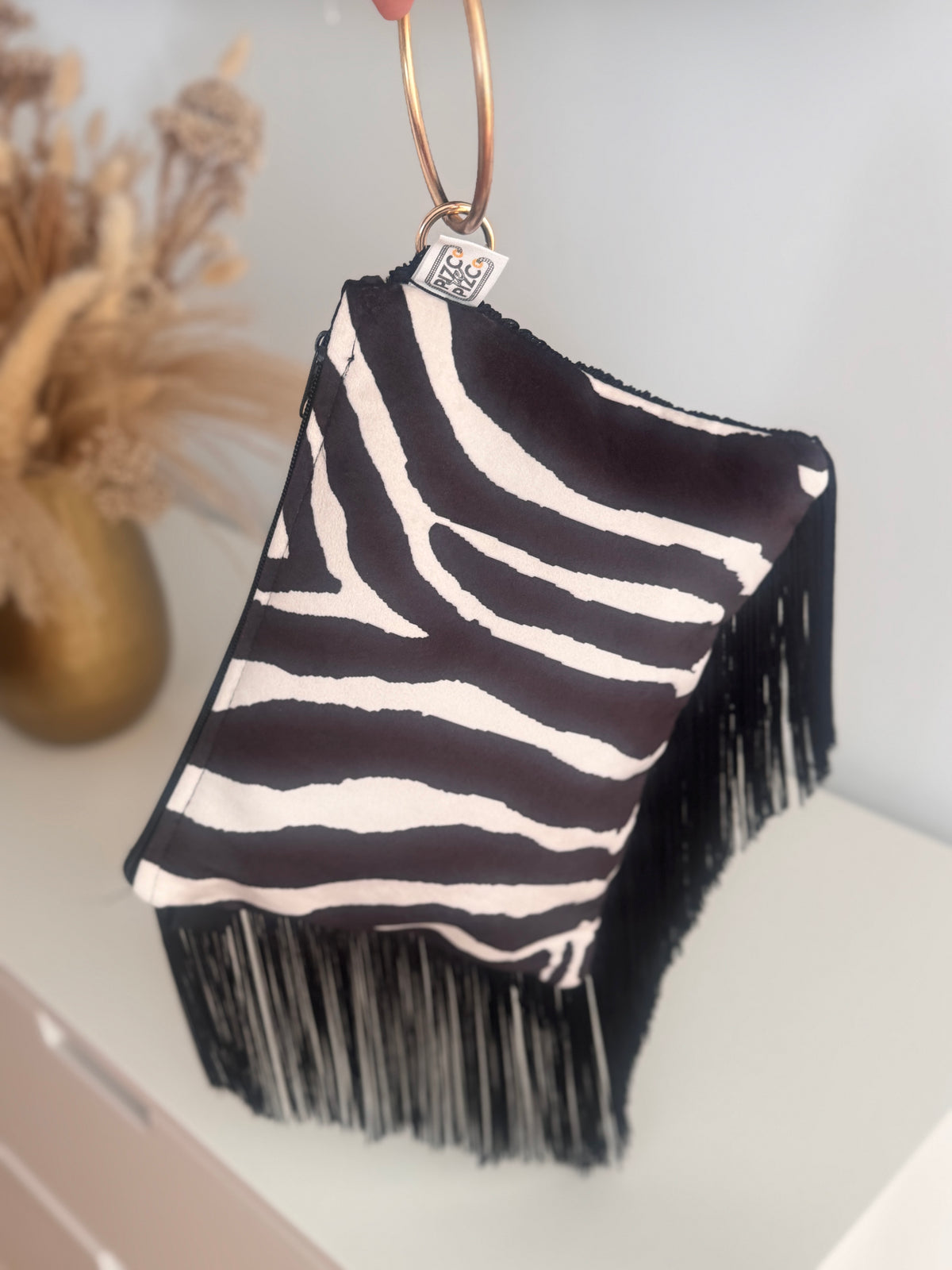 Bolso Plano Flecos