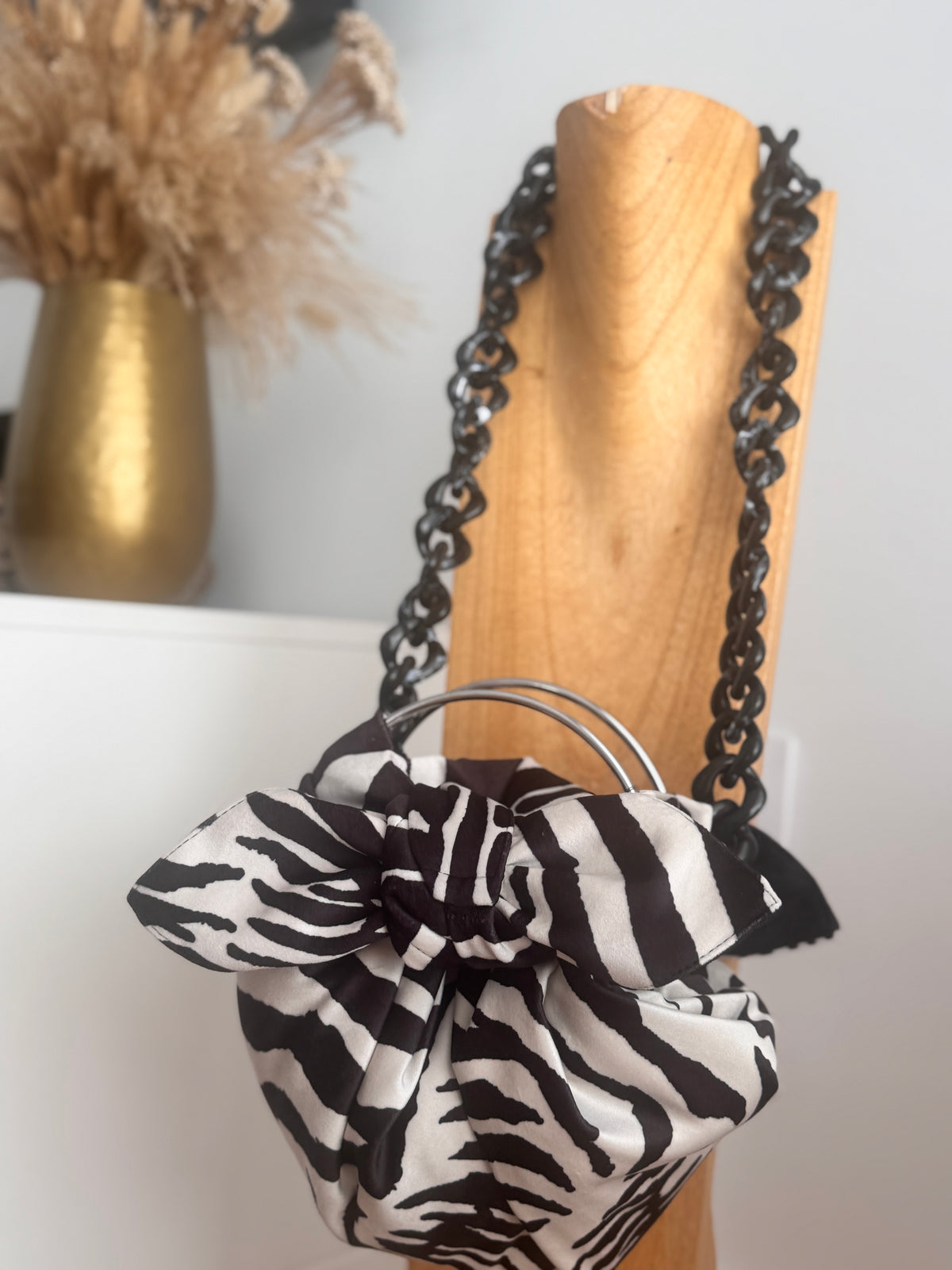 Bolso Nudo Japonés Animal Print