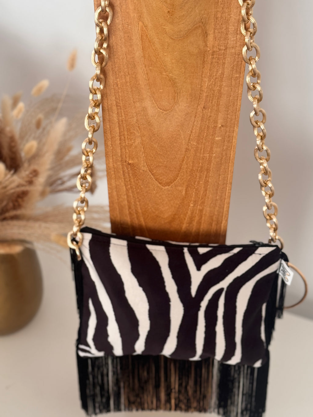 Bolso Plano Flecos