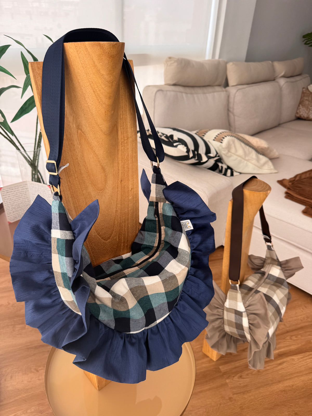 Bolso Volantina Azul noche