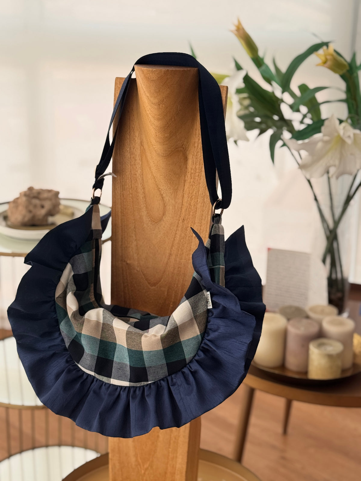 Bolso Volantina Azul noche