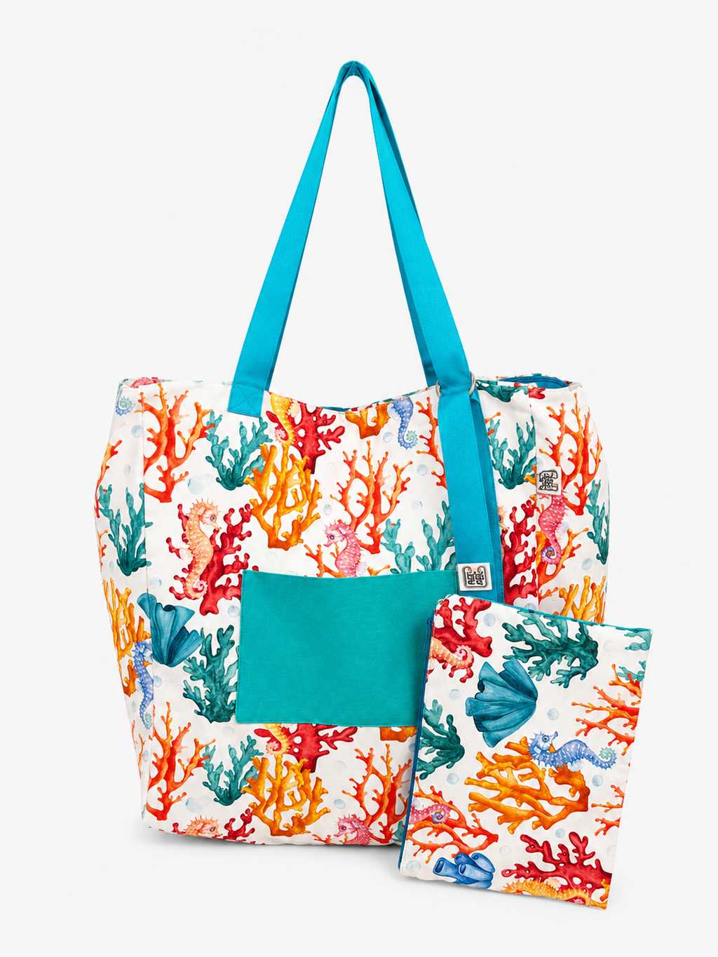 Coral Shopper Bag