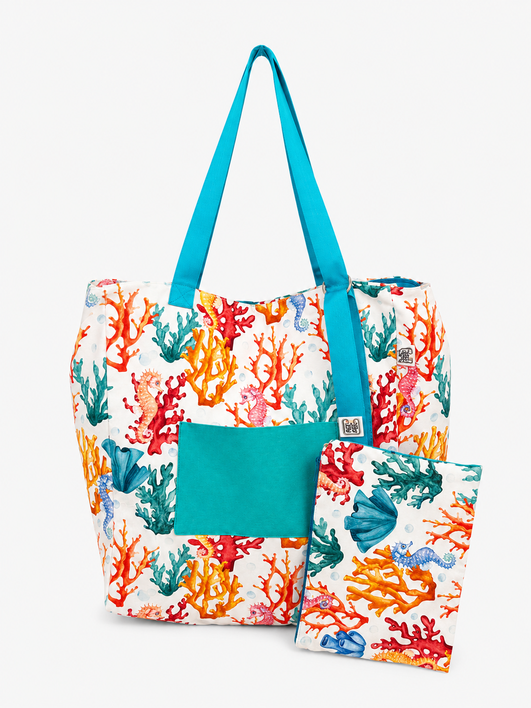 Coral Shopper Bag