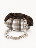 Bolso Baguette Vichy Marrón