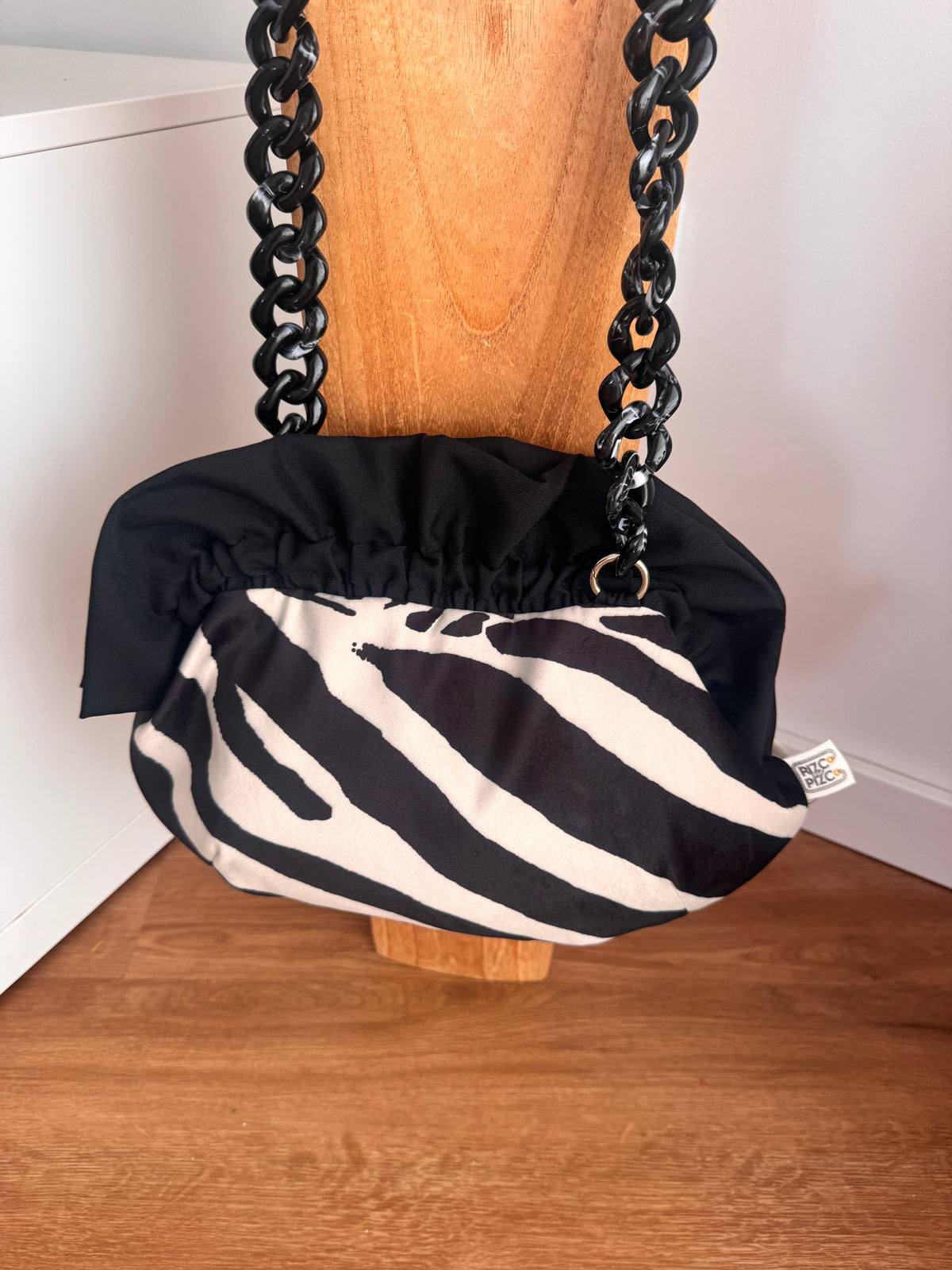 Bolso Baguette Animal Print Cebra