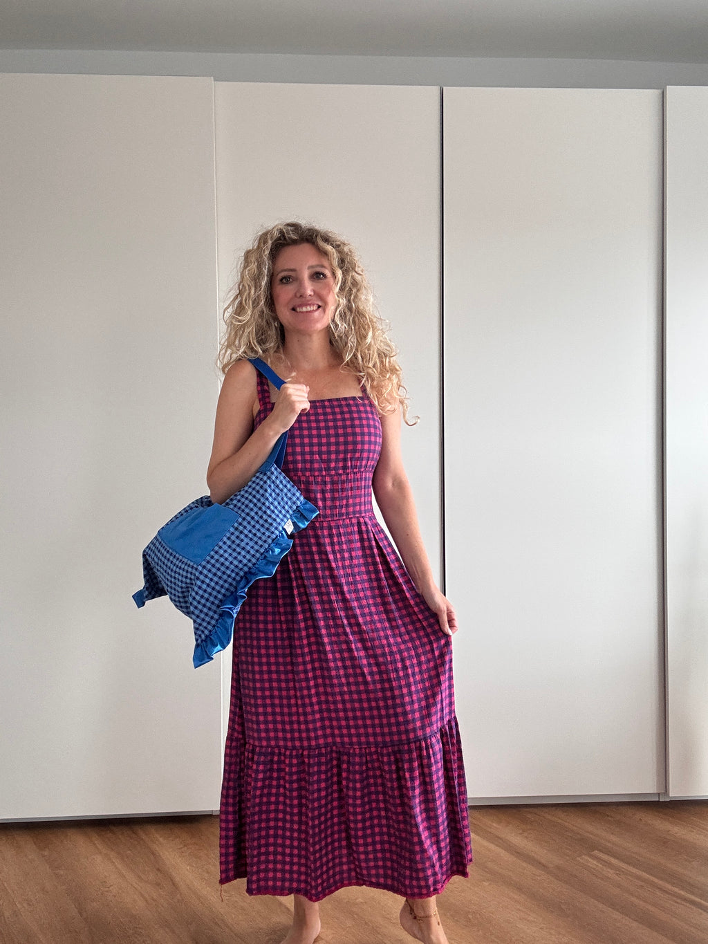 Vestido vichy Asas