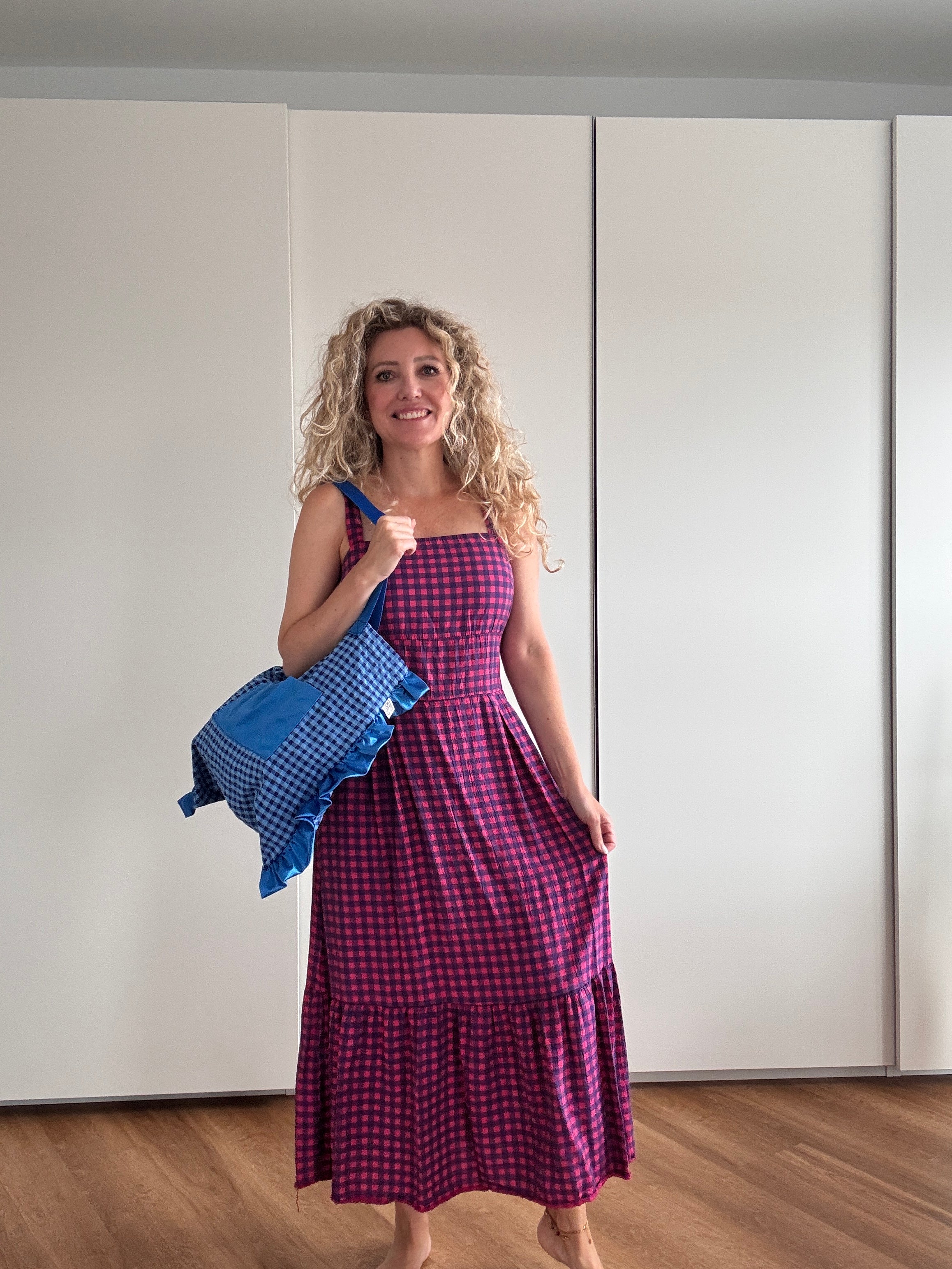 Vestido vichy Asas