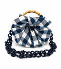 Japanese Knot Bag - Blue
