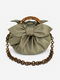 Bolso Nudo Japonés Oliva