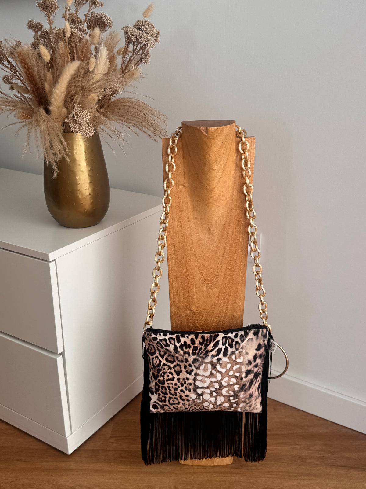 Bolso Plano Flecos