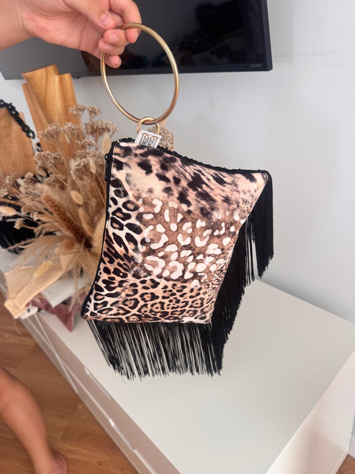 Bolso Plano Flecos