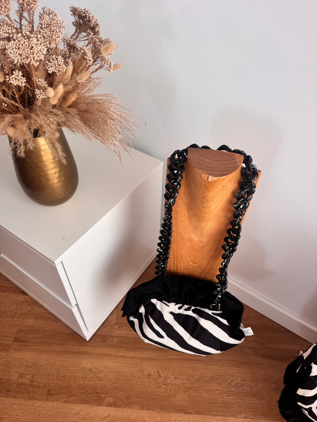 Bolso Baguette Animal Print Cebra