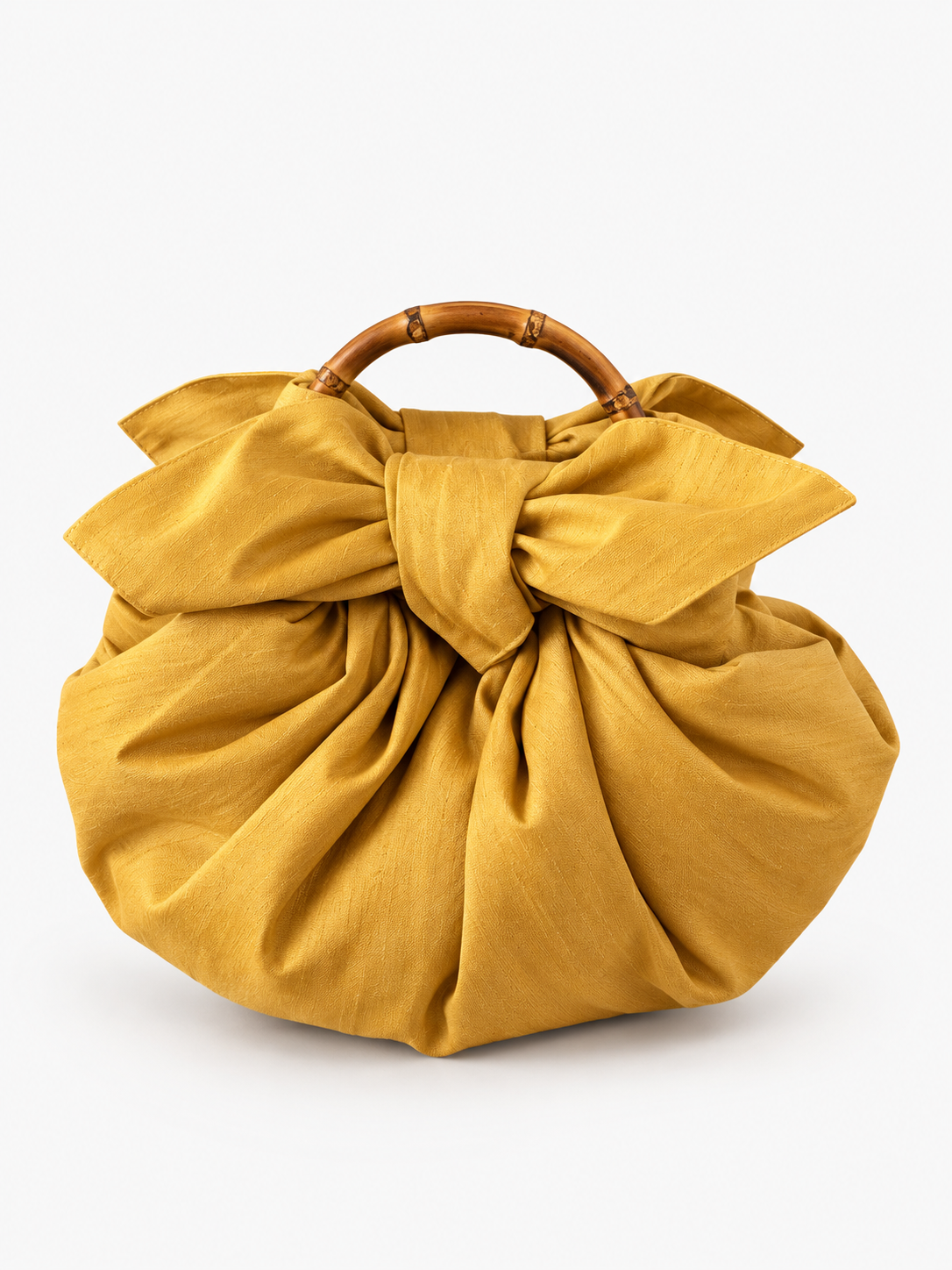 Bolso Nudo Japonés Mostaza