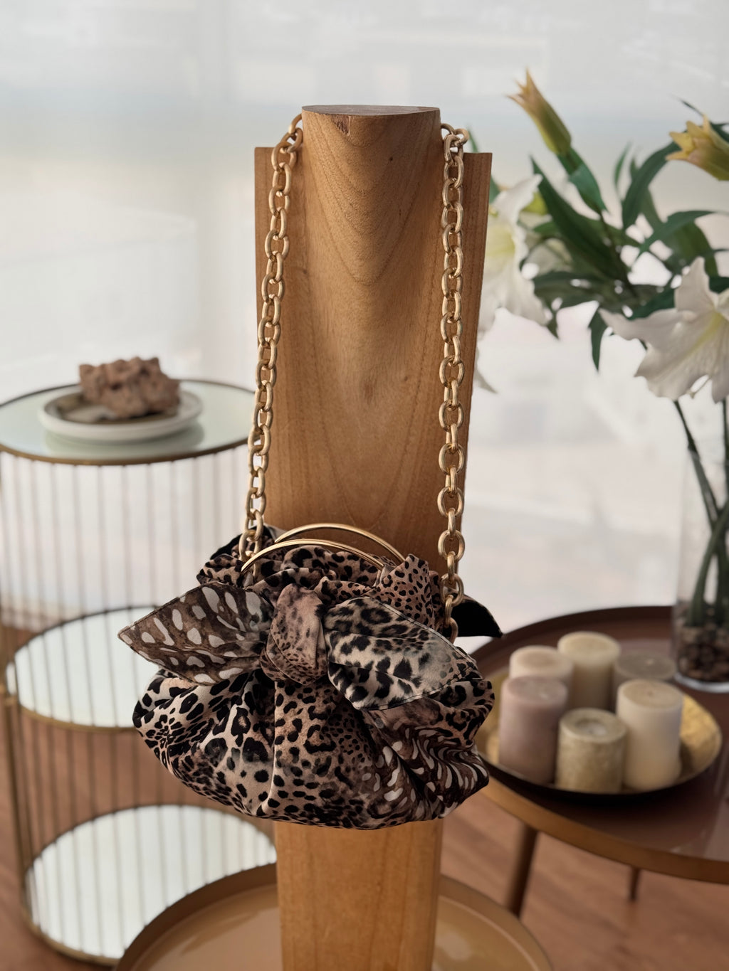 Bolso Nudo Japonés Animal Print