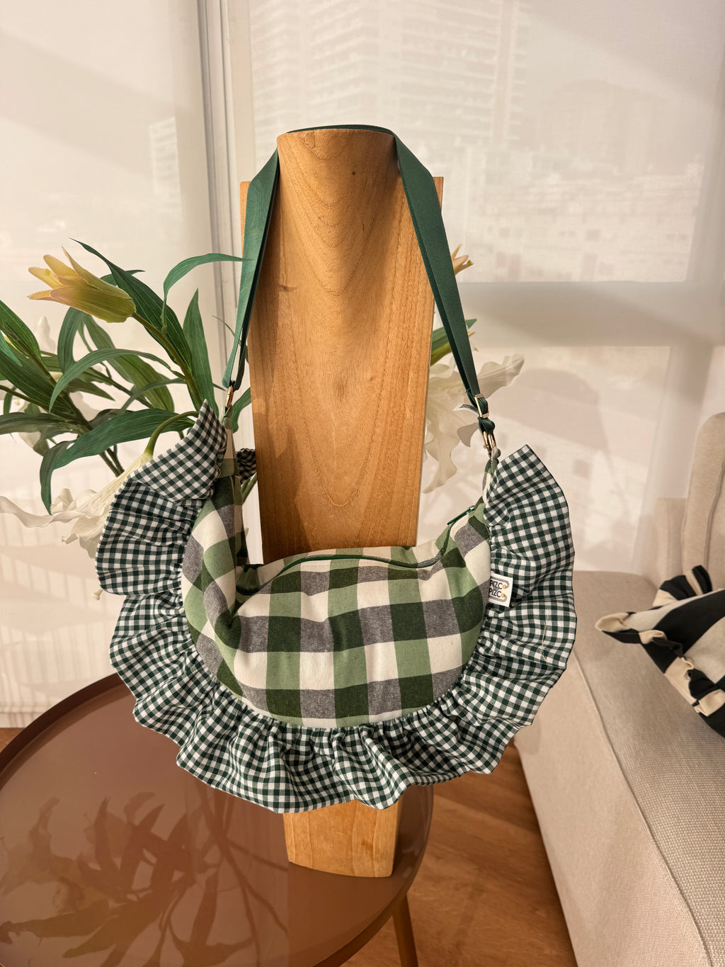 Bolso Volantina Esmeralda