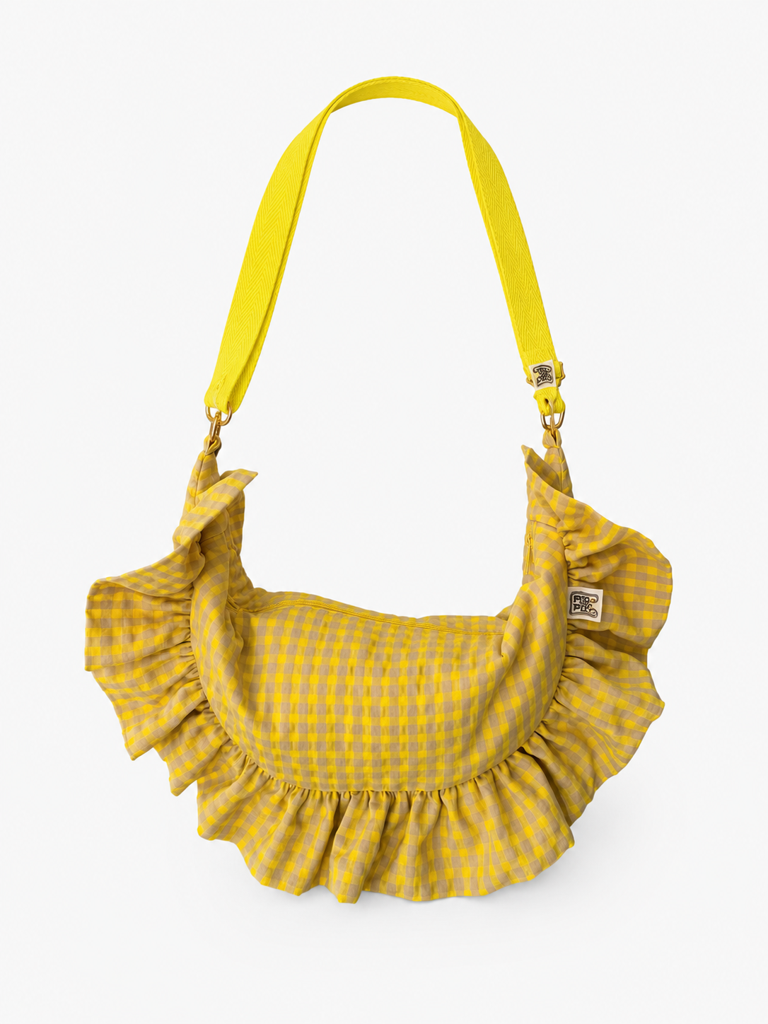 Bolso Volantina Flúor Amarillo