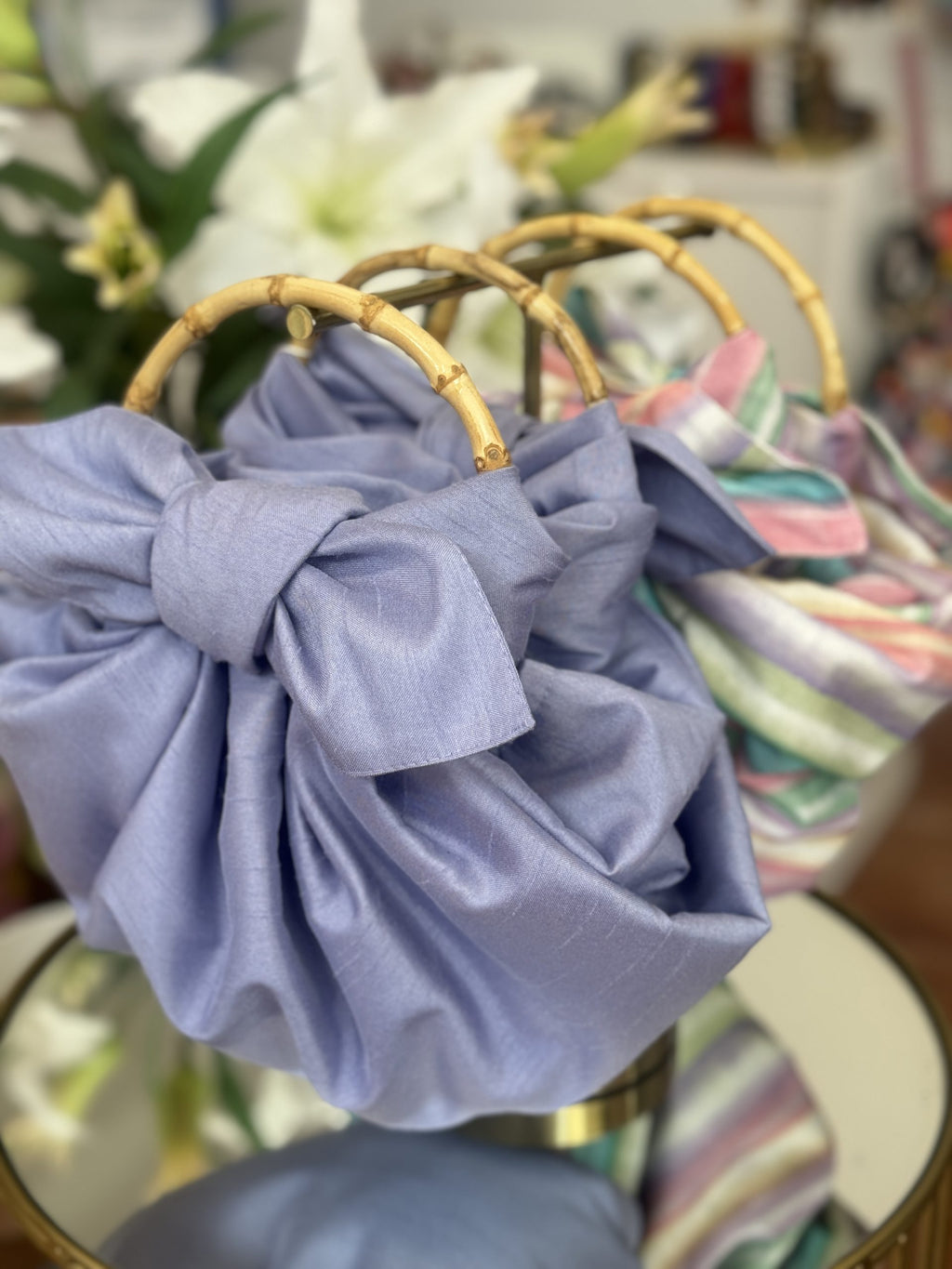 Bolso Nudo Japonés Lavanda