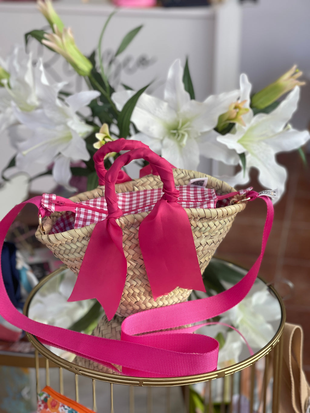 Capazo pequeño Rosa