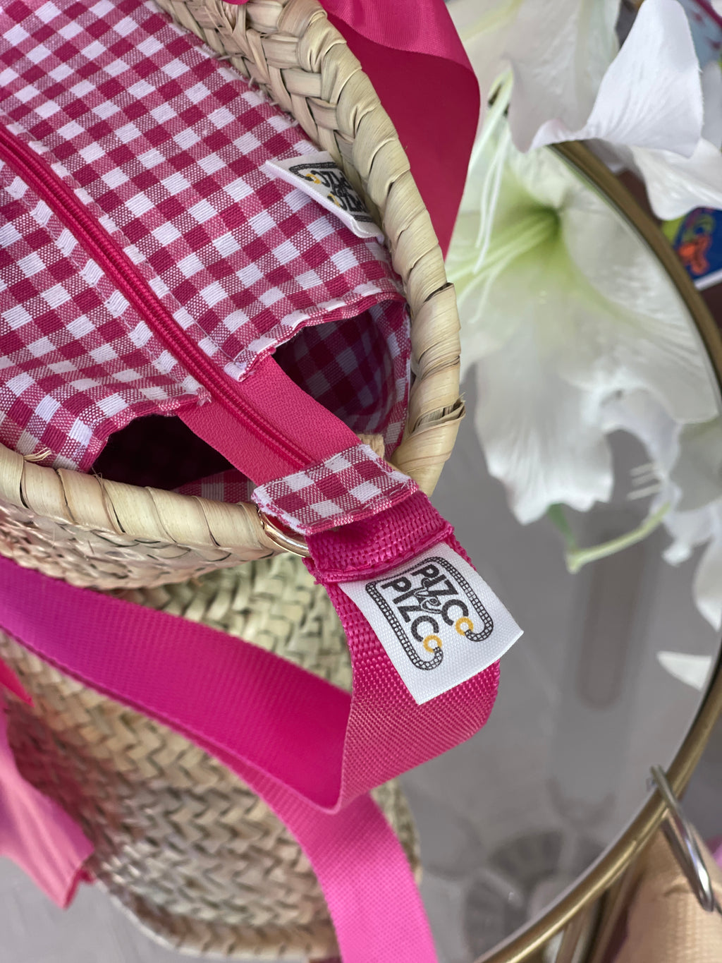 Capazo pequeño Rosa