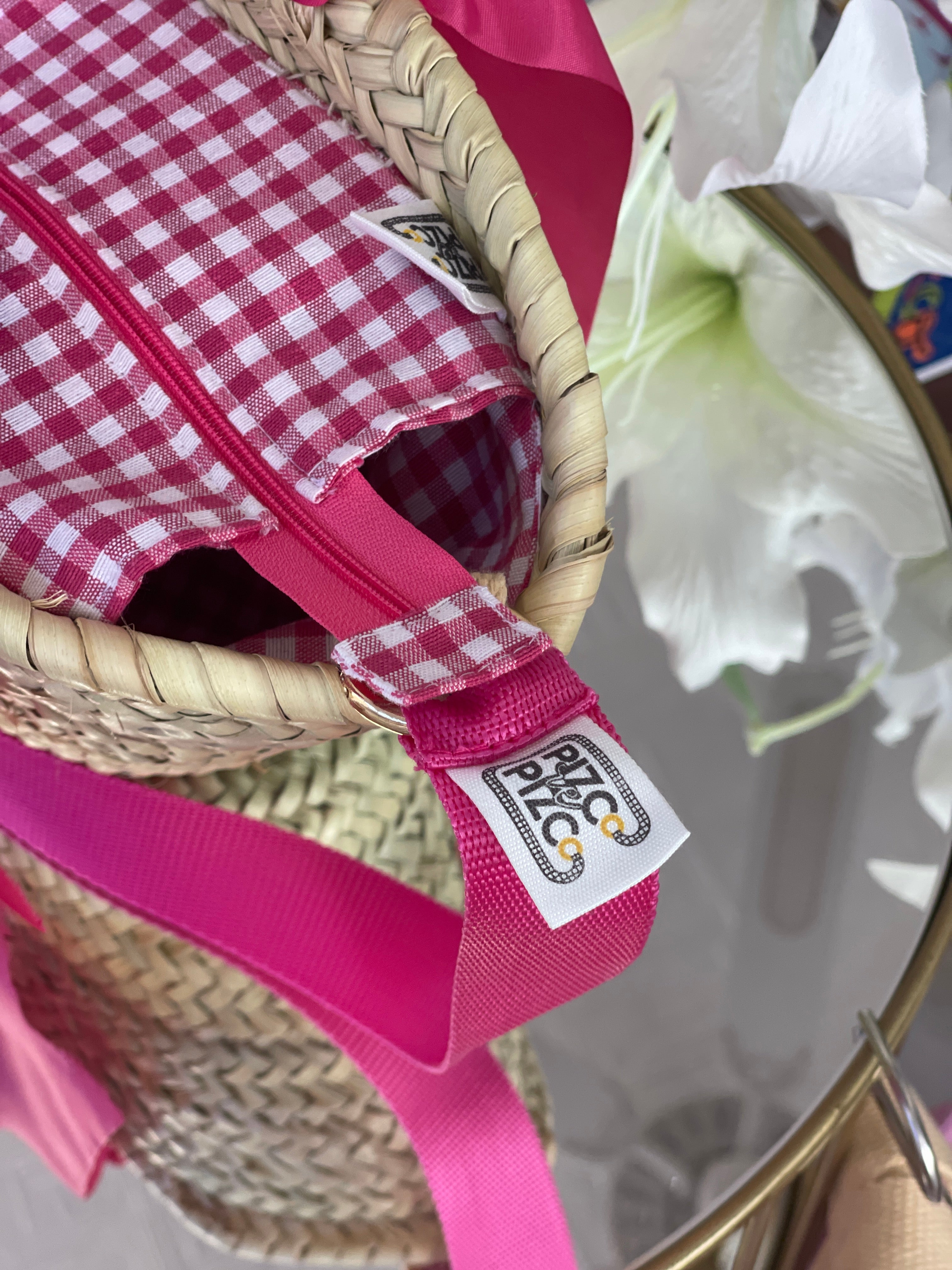 Capazo pequeño Rosa