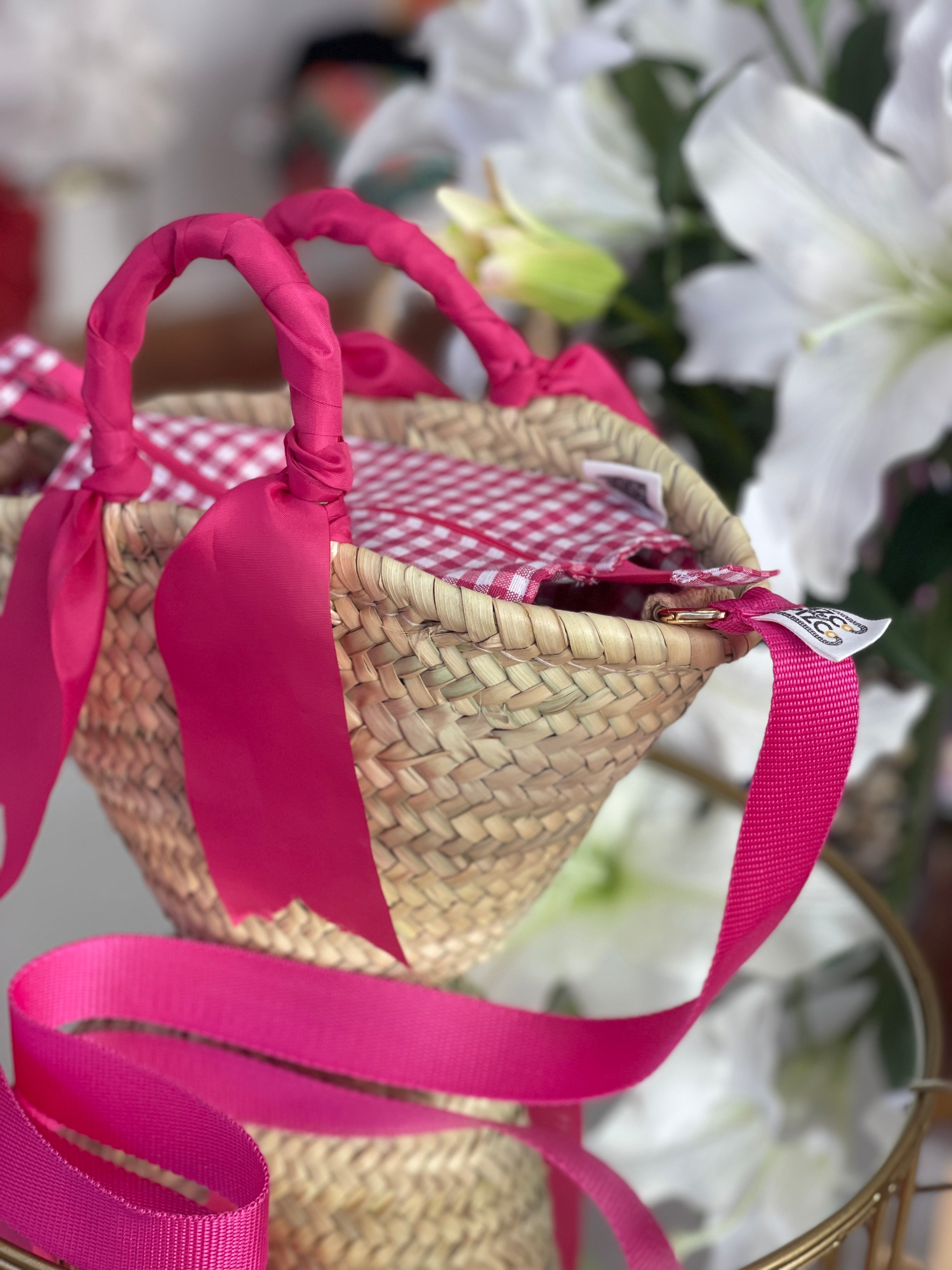 Capazo pequeño Rosa