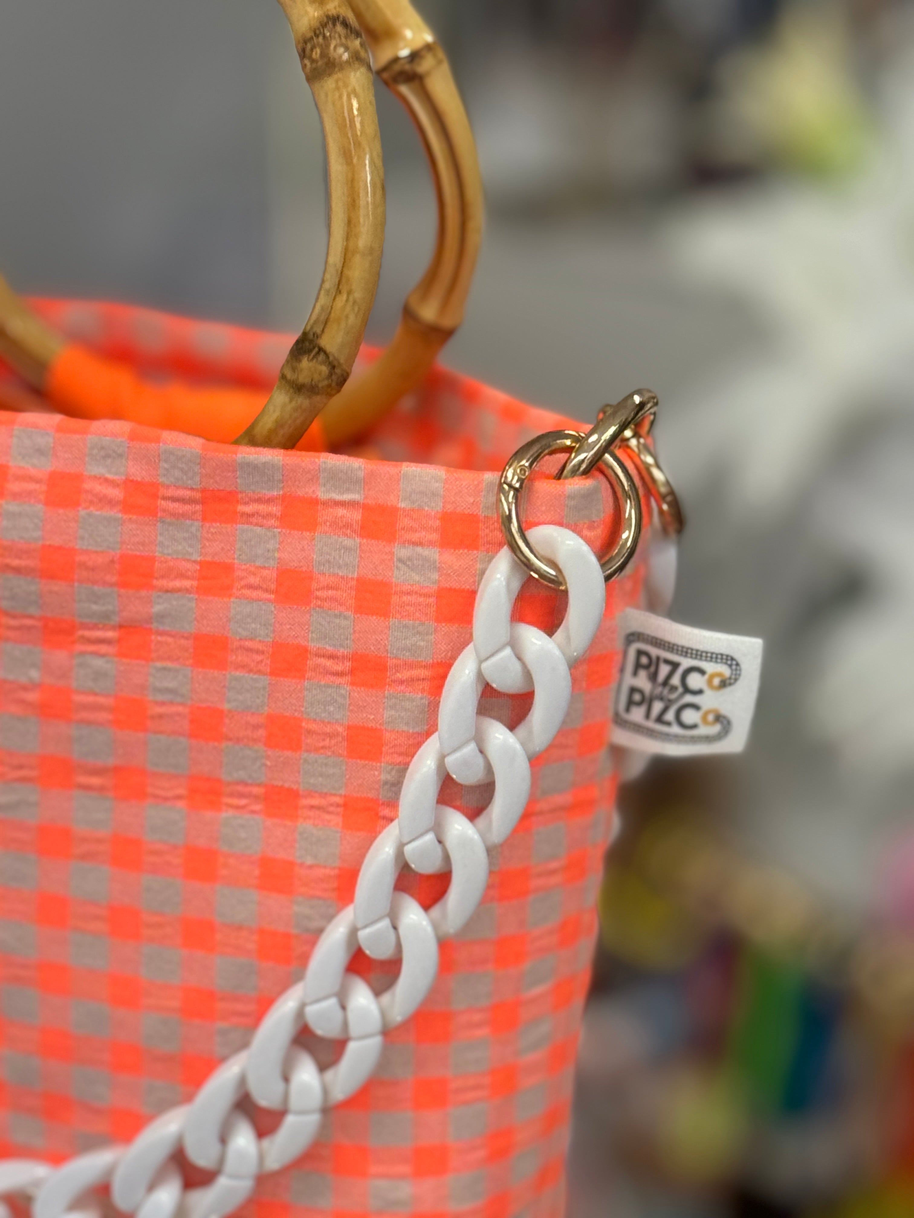 Bolso Vichy Naranja