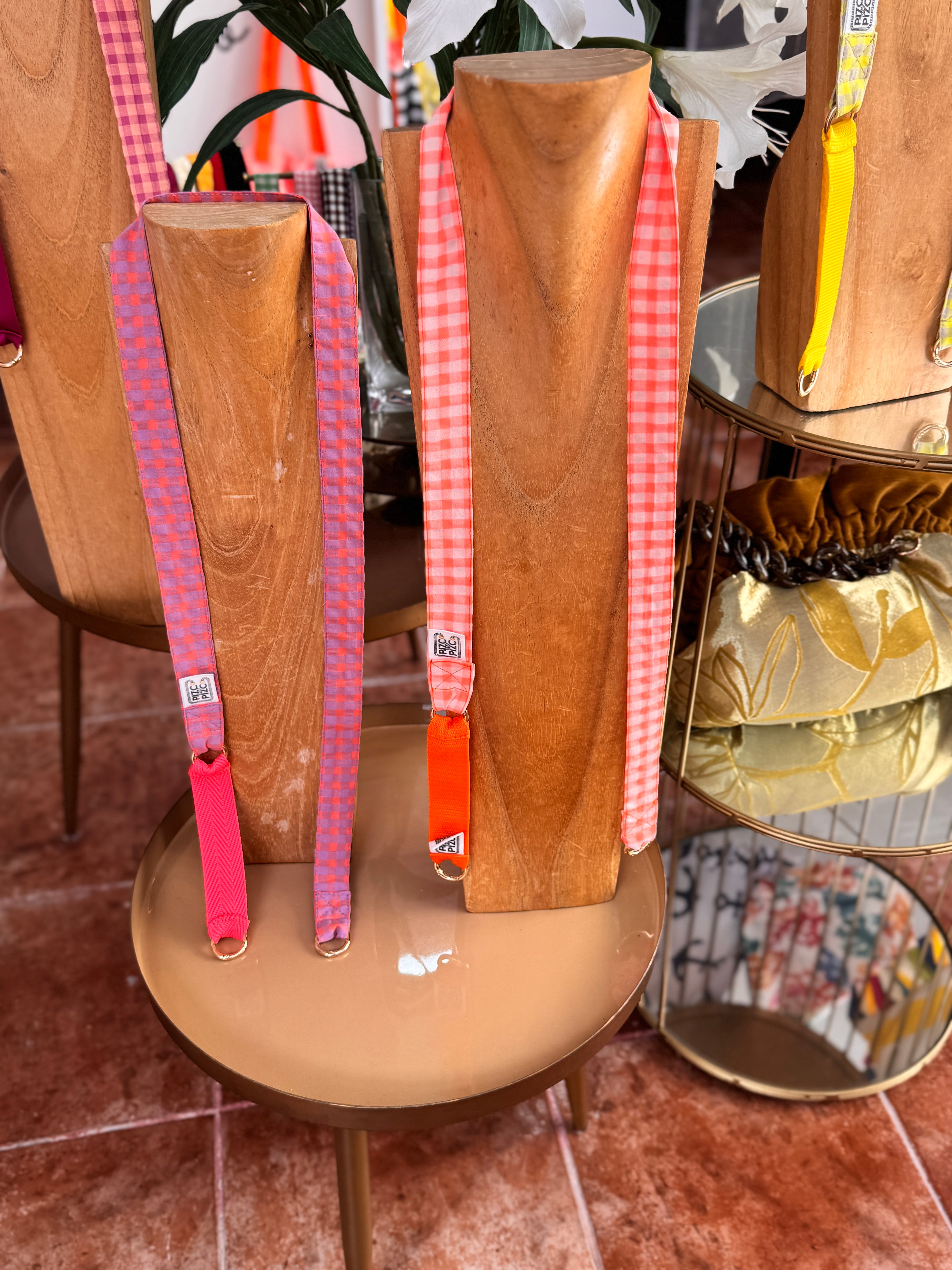Black Gingham Bias Tape