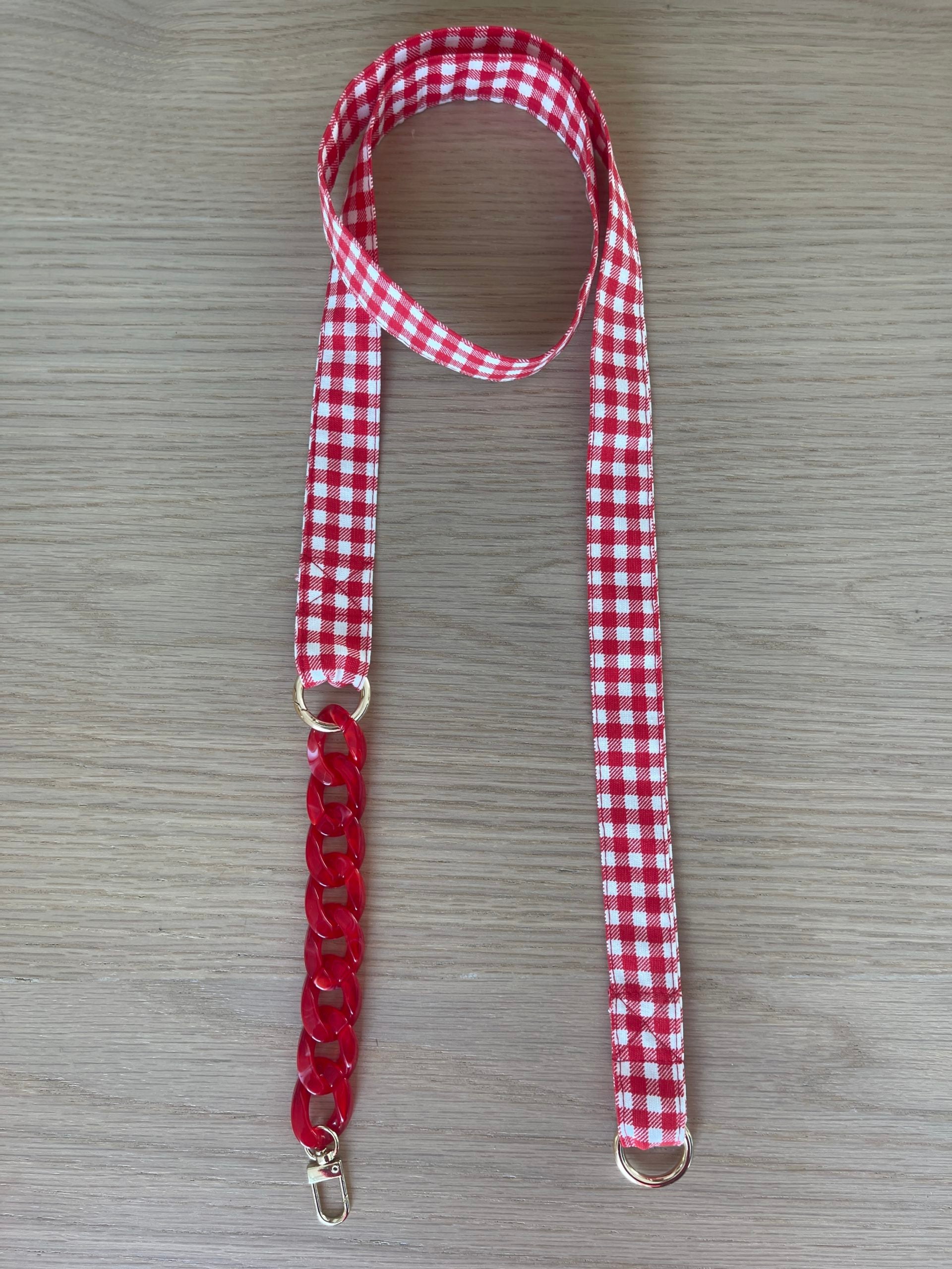 Red Gingham Bias Tape