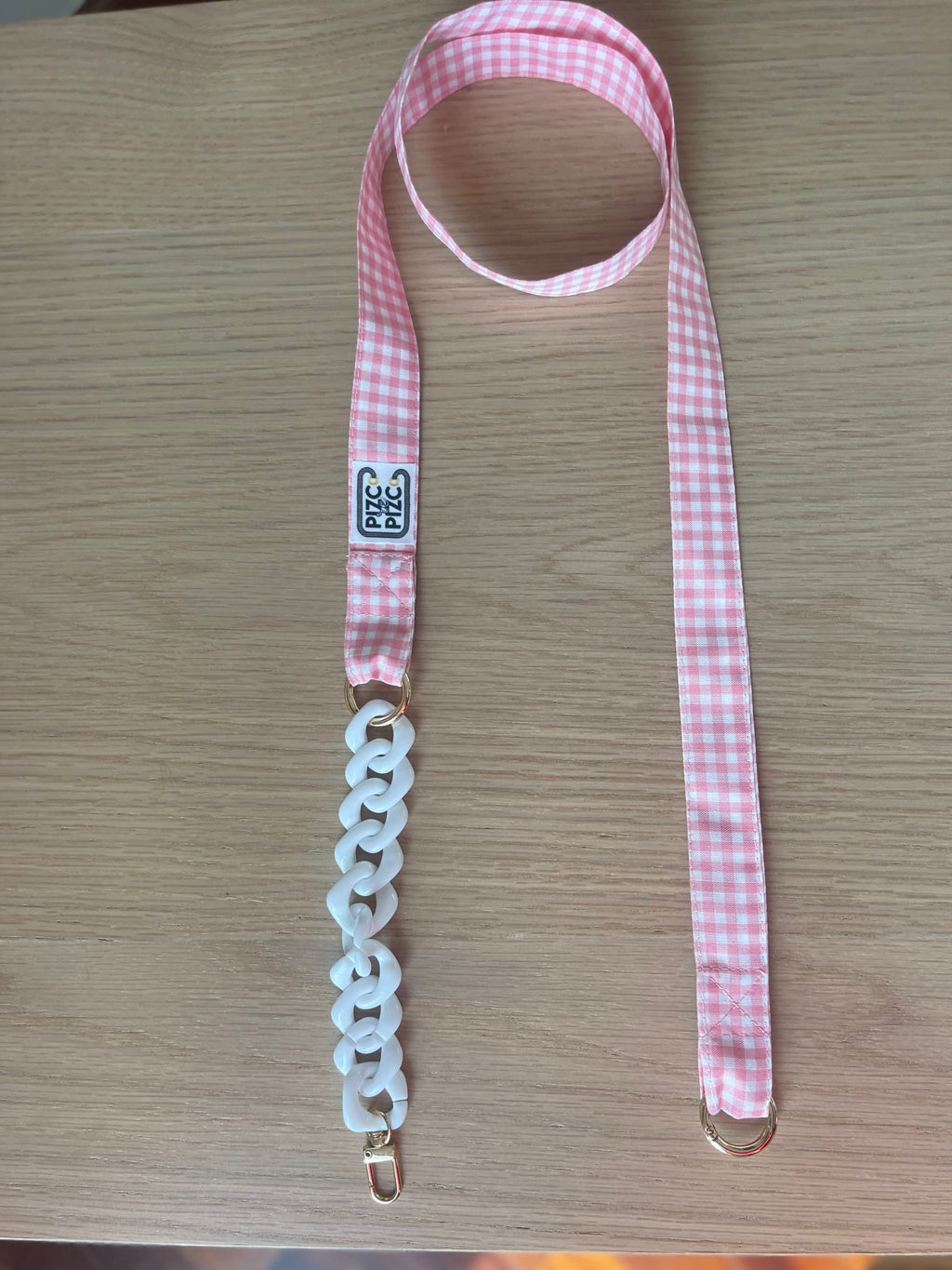 Pink Gingham Webbing