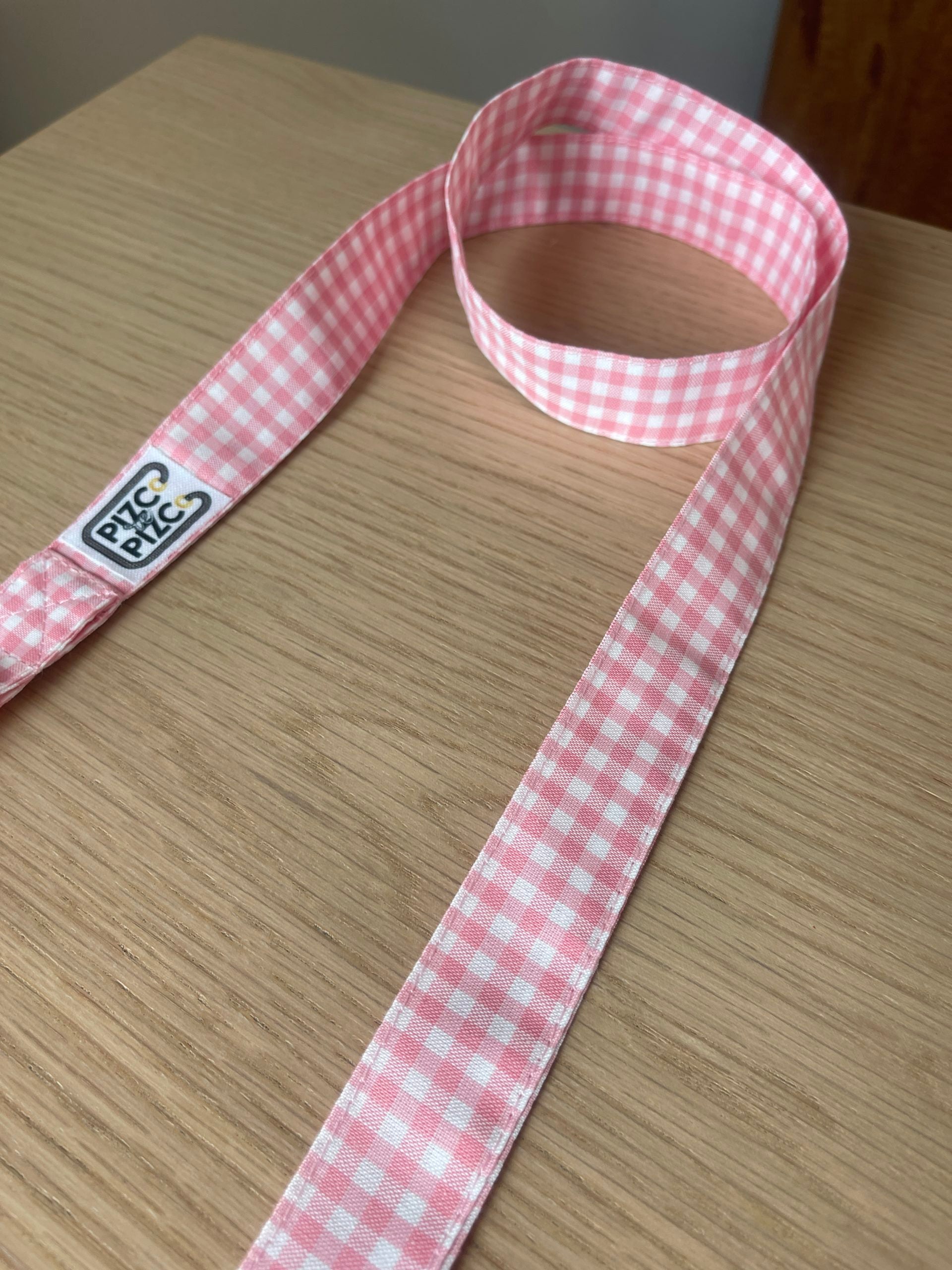 Pink Gingham Webbing