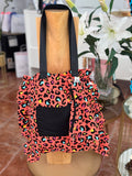 Gingham Beige Tote Bag