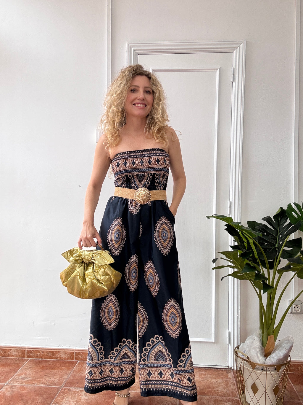 Leopard Print Jumpsuit