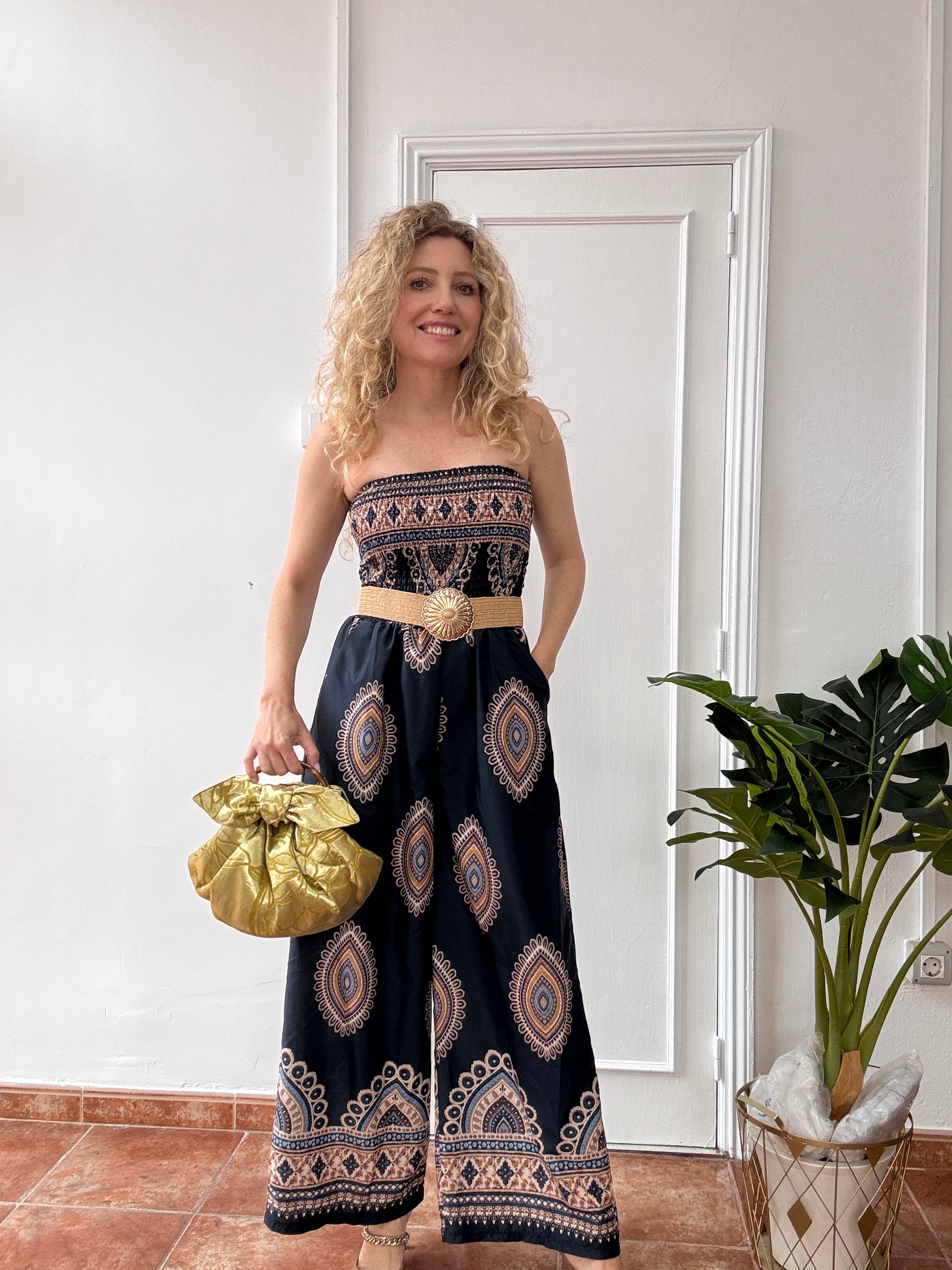Leopard Print Jumpsuit