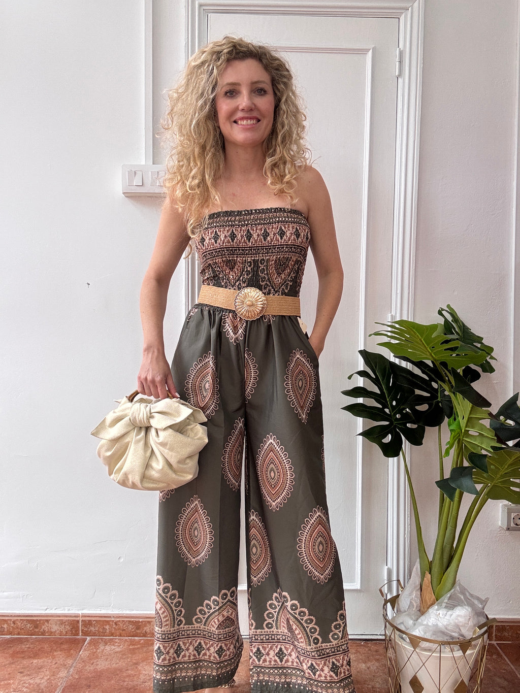 Leopard Print Jumpsuit