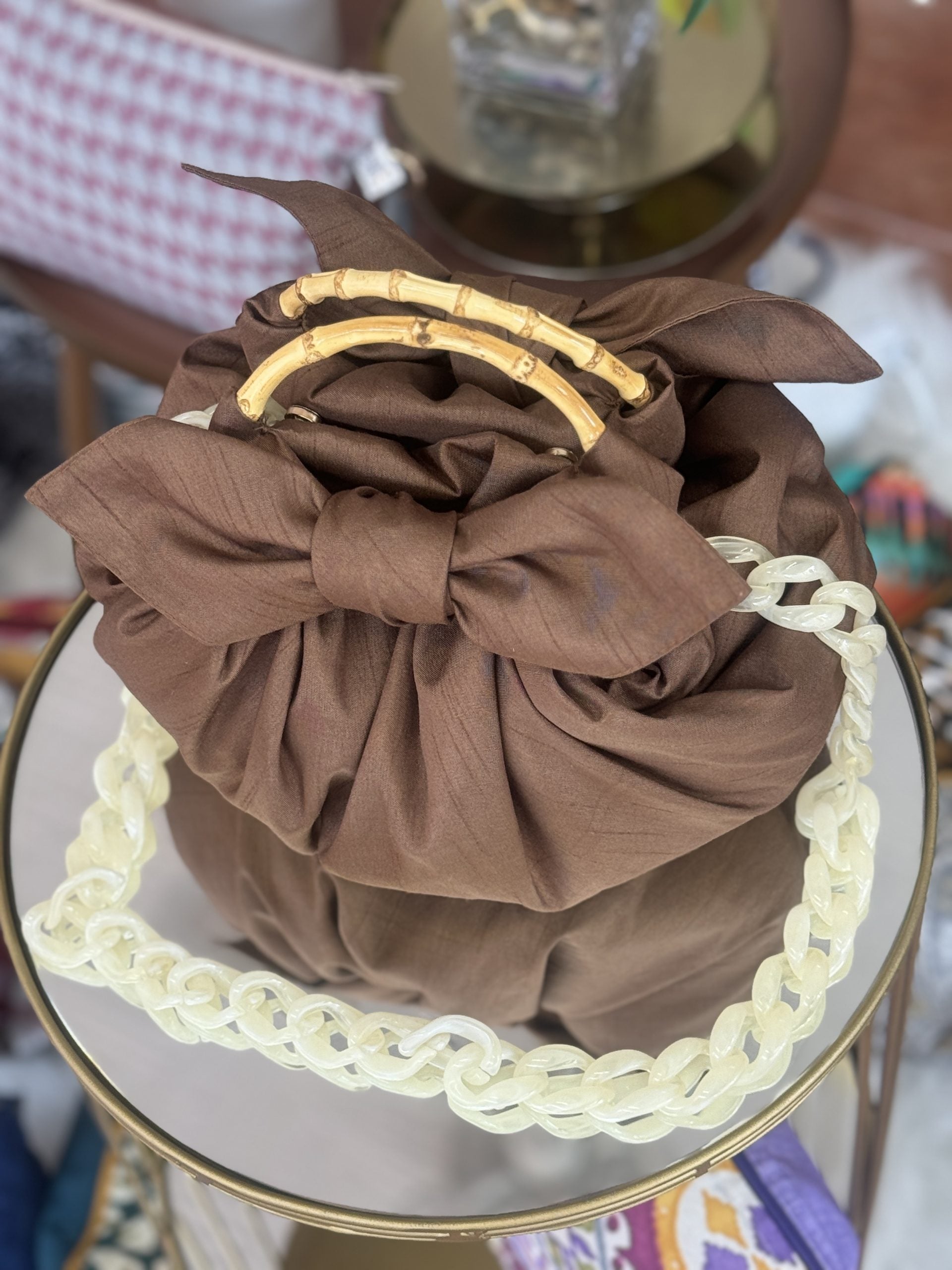 Japanese Knot Bag - Cinnamon