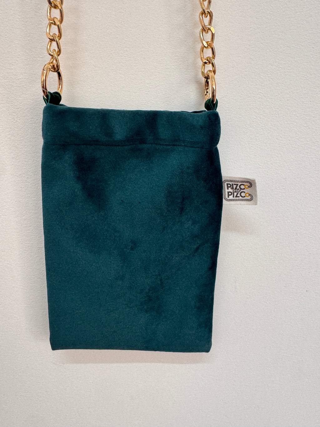Blue Animal Print Baguette Bag