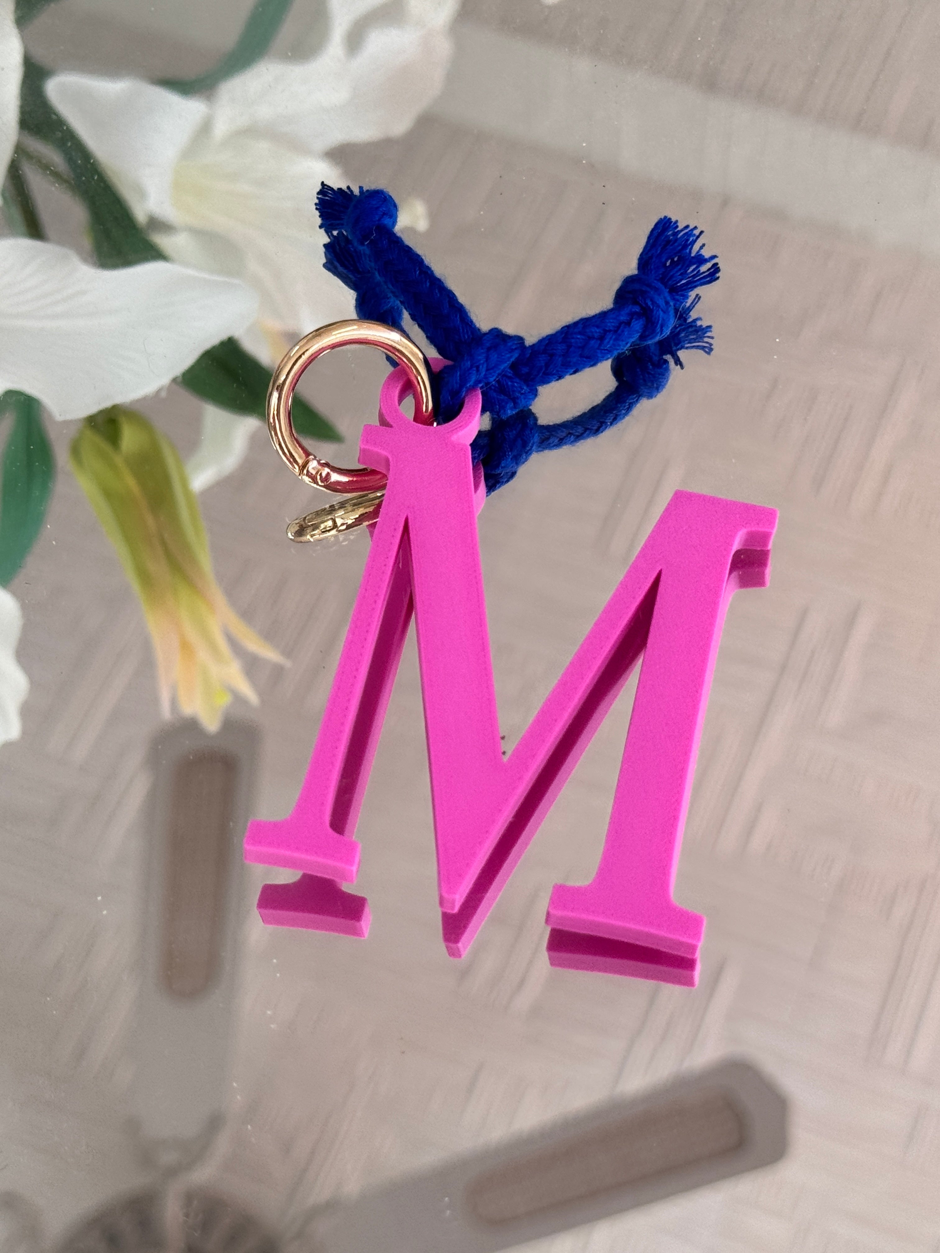 Inicial Rosa 3D Grande